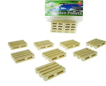 Set paleta druri Kids Globe 1:32, 8 copë, për lodra ferme