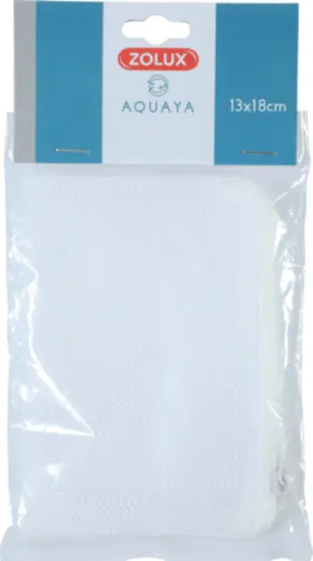 Qese filtri për akuarium Zolux Net For Filter Mass, 13x18 cm, e bardhë