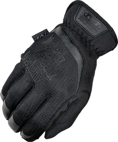 Doreza taktike Mechanix FastFit, pëllëmbë lëkurë sintetike, full finger, e zezë - 1