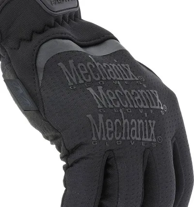 Doreza taktike Mechanix FastFit, pëllëmbë lëkurë sintetike, full finger, e zezë - 2
