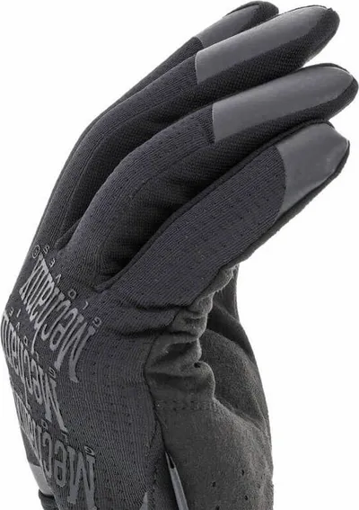 Doreza taktike Mechanix FastFit, pëllëmbë lëkurë sintetike, full finger, e zezë - 4