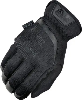 Doreza taktike Mechanix FastFit, pëllëmbë lëkurë sintetike, full finger, e zezë