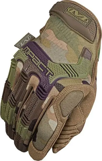 Doreza taktike Mechanix M-Pact, gisht i plotë, përforcim në pëllëmbë, kamuflazh MultiCam