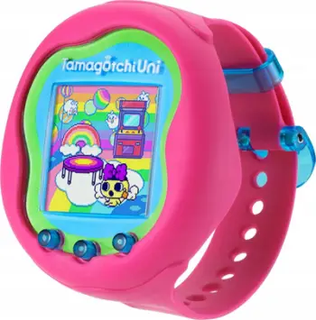 Lodër interaktive Bandai Tamagotchi Uni, ekran me ngjyra, version Pink Rose, rozë