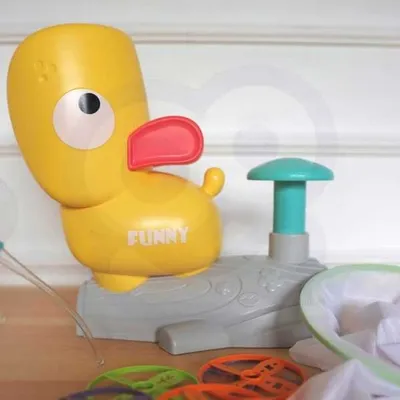 Lodër frisbi Woopie Disc Launcher, set me disqe dhe rrjeta, e verdhë - 3