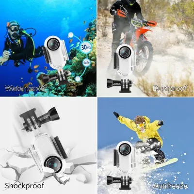 Strehë nënujore Puluz PU556T për Insta360 GO 2, 30m, transparente - 4