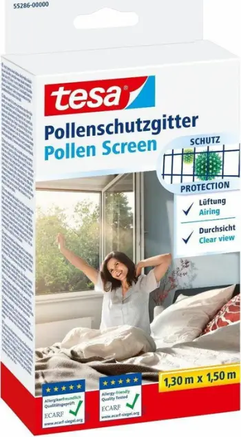 Rrjetë kundër mushkonjave Tesa Anti-Allergic TS55286-00000-00, 1.3m x 1.5m, najlon, antracit