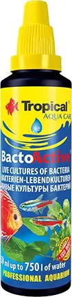 Lëng pastrues për akuarium Tropical Bacto-Active, 30ml