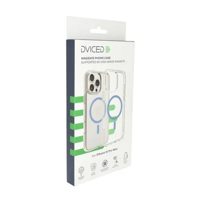 Dviced MagSafe iPhone 16 Pro Max Clear Case, Blue - 3