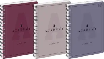 Fletore me spirale Interdruk Academy A5, 100 fletë, 90g, me katrorë