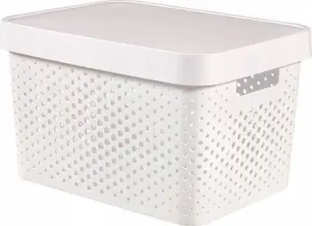 Kuti organizuese Curver Lacy Infinity, 17L, me kapak, e bardhë