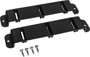 Organizues muri ProClick Bs Systems UnitOrganizer 6100000972, set 2 copë, me vida montimi, i zi - 1