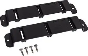 Organizues muri ProClick Bs Systems UnitOrganizer 6100000972, set 2 copë, me vida montimi, i zi