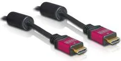 Kabllo Delock, HDMI - HDMI, 1.8 m, e kuqe / e zezë - 1