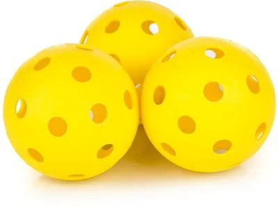 Set topa floorball Acito Bandit, 3 copa, diametër 7 cm, të verdhë - 1