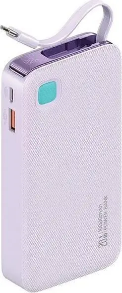 Karikues portativ Usams Us-CD224, 10000 mAh, PD 20W, me kabllo USB-C tërheqëse