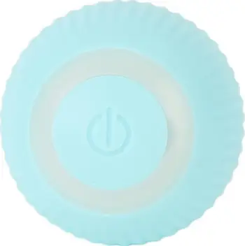 Top lodër interaktiv ZW28 për mace dhe qen, LED, me bateri të rikarikueshme, blu
