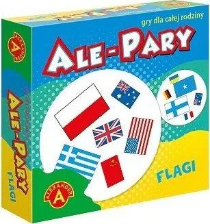 Lojë me letra Alexander Ale Pary Flags of Countries, edukative, shumëngjyrëshe - 1