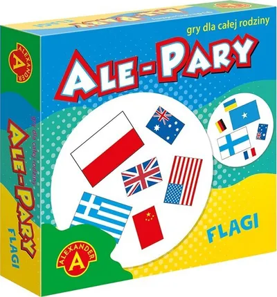 Lojë me letra Alexander Ale Pary Flags of Countries, edukative, shumëngjyrëshe - 3