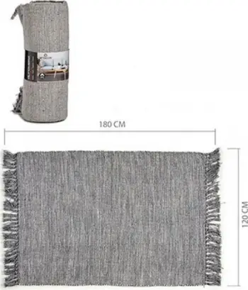qilim gri pambuk Gift Decor 120x180 cm