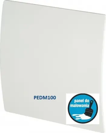 Panel dekorativ për ventilator Awenta Escudo Silent PEDM100, Ø100, i bardhë