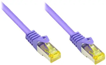 Kabllo rrjeti Good Connections RNS, RJ45 Cat.7 S/FTP, 5m, vjollcë