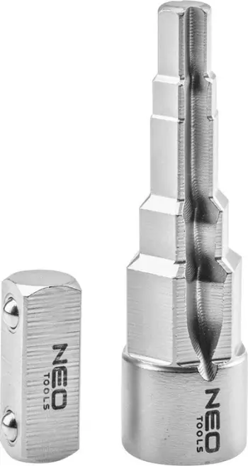 Çelës shkallëzor për unione Neo Tools 02-443, krom vanadium, 2 në 1, argjent