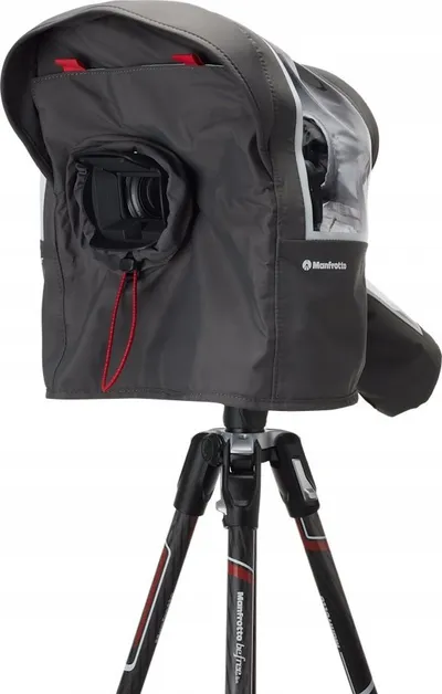 Mbulesë shiu për kamerë Manfrotto Pro Light Cineshield S/M, tri shtresa, transparente - 1