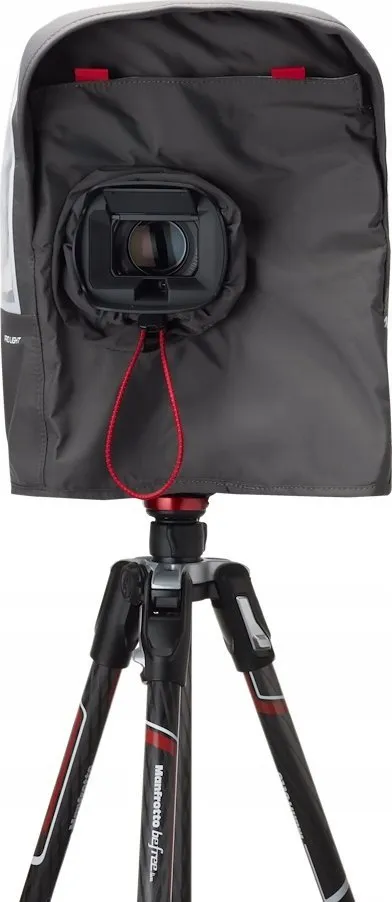 Mbulesë shiu për kamerë Manfrotto Pro Light Cineshield S/M, tri shtresa, transparente - 2