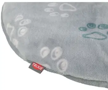Jastëk pelushi për qen Trixie Jimmy Soft, poliester, i butë, gri