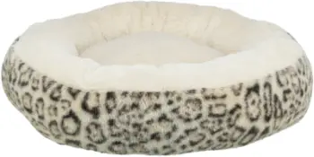 Shtrat për mace Trixie Leo, pelush, motiv leopard, bezhë