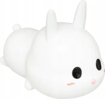 Dritë nate Atmosphera Silicone Rabbit, LED, rikarikueshme USB, e bardhë