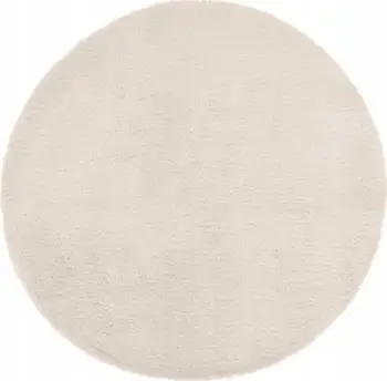 Tapet rrumbullak Atmosphera Oven Extra Soft, 80 cm, pelush poliester, ivory