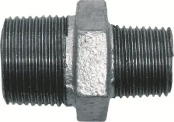 Nipël reduktues i galvanizuar Hydroland, 1" x 3/4", prej gize
