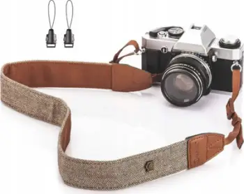 Rrip qafe dhe shpatulle për kamerë Lynca, për DSLR dhe mirrorless, i kafte