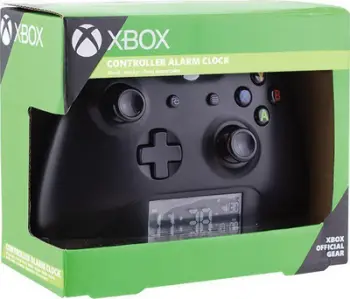 Orë alarmi Xbox Controller, ekran LCD digjital, me USB, e zezë