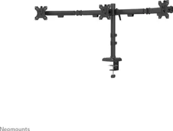 Krah monitori Neomounts DS60-600BL3, për 3 monitorë 10-27", 180-stop, i zi