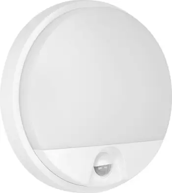 Llambë e jashtme Adviti Agat LED, 15W, sensor lëvizjeje, 1100lm, 21cm, e bardhë