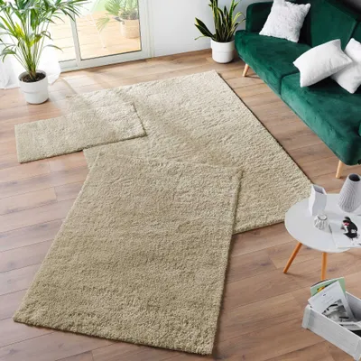 Tapet shaggy Tango Living Room Rug, 160 x 230 cm, lesh i gjatë, beige taupe - 2