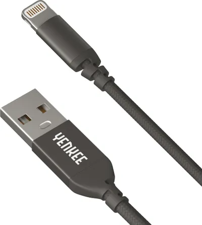 Kabllo USB Yenkee USB A në Lightning, 2m, e zezë - 1