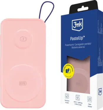 Powerbank 3mk PastelUp, MagSafe, karikim për Apple Watch, shumëngjyrësh pastel