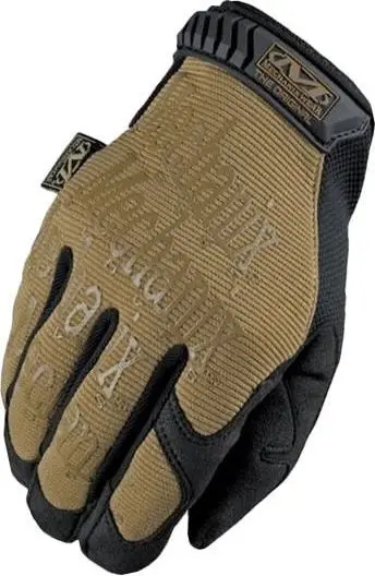 Dorëza taktike Mechanix Original, madhësia XL, pëllëmbë lëkurë sintetike, ngjyrë tan