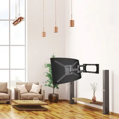 Mbajtës muri për TV Barkan 4400, 32"-80", i anshëm dhe rrotullues, i zi - 5