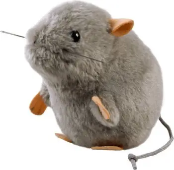 Lodër pelushi mi ZOO Mascot, 13cm, gri