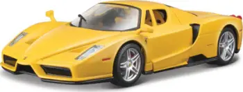 Maket veture BBurago Ferrari Enzo, 1:24, metalik, i verdhë