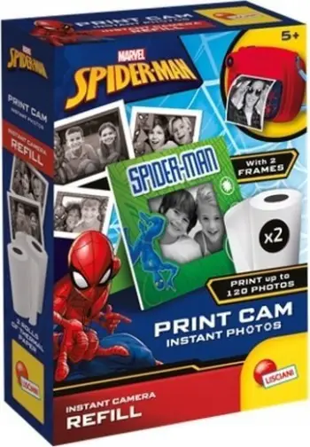 Rul fotografik për kamera instant Lisciani Spiderman 104055, deri 60 foto, set 2 copë, shumëngjyrësh