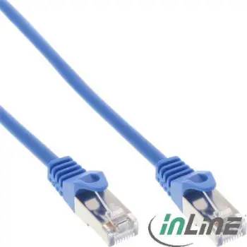 Kabllo rrjeti InLine, 2 x RJ45, 5 m, e kaltër
