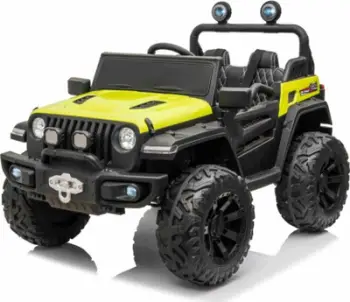 Makina elektrike për fëmijë Ramiz Jeep Master Of Terain, me telekomandë, funksione muzikore, jeshile