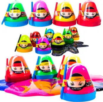 Lodër slime Ninja MAXIK Gel Mass OKT1988, teksturë xheli, ngjyra neon