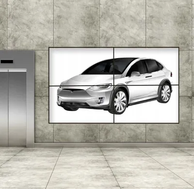 Mbajtëse murale videowall Edbak VWPOPS55 L, 42 55", pop out, e zezë - 3